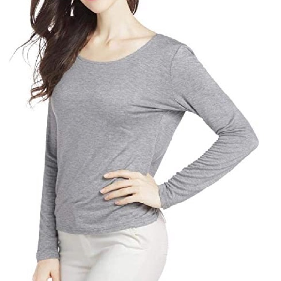 Beautiful women loose Backless long sleeve blouse - Picture 6 of 9
